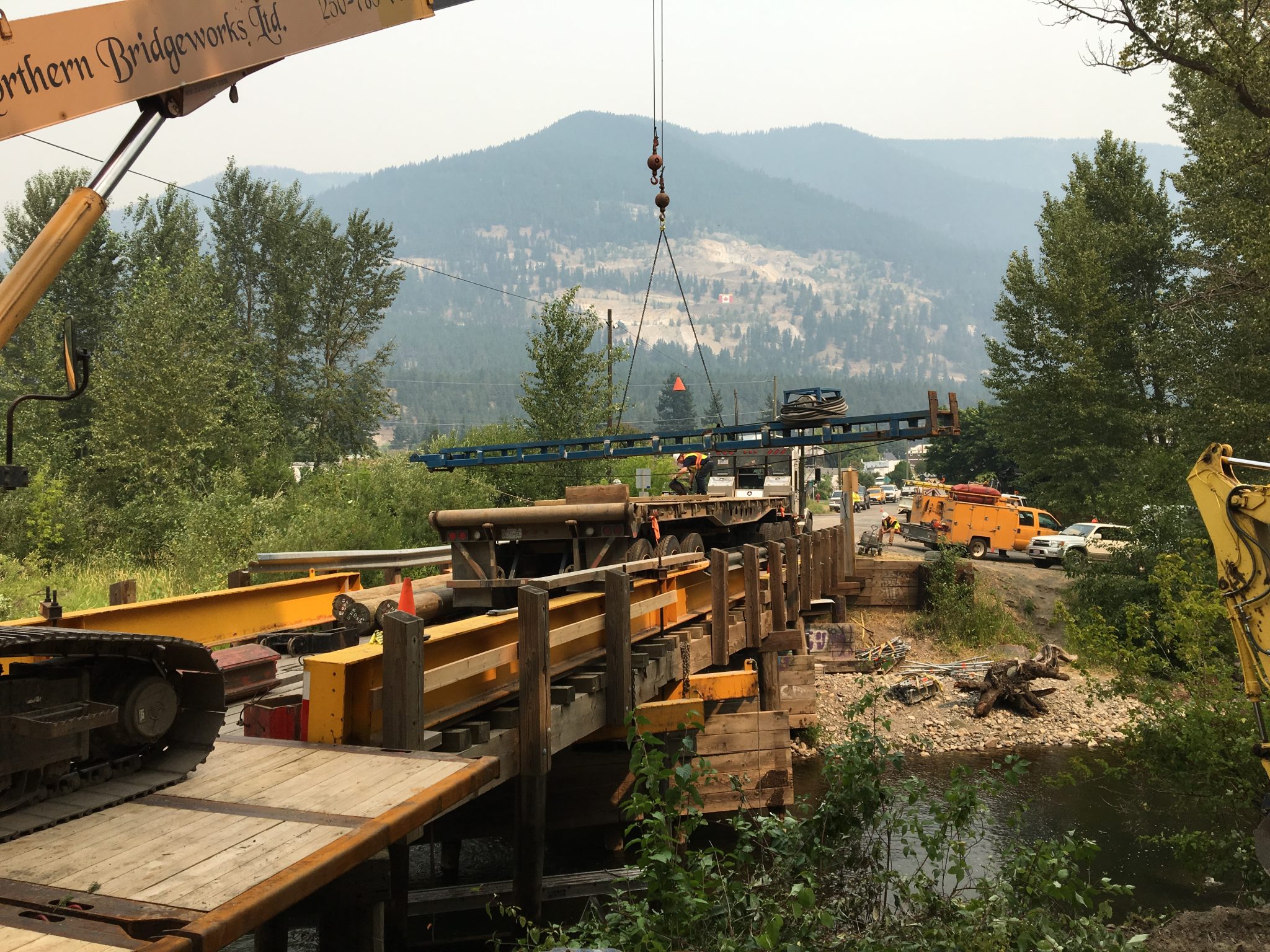 Great Northern Bridgeworks Pile Driving