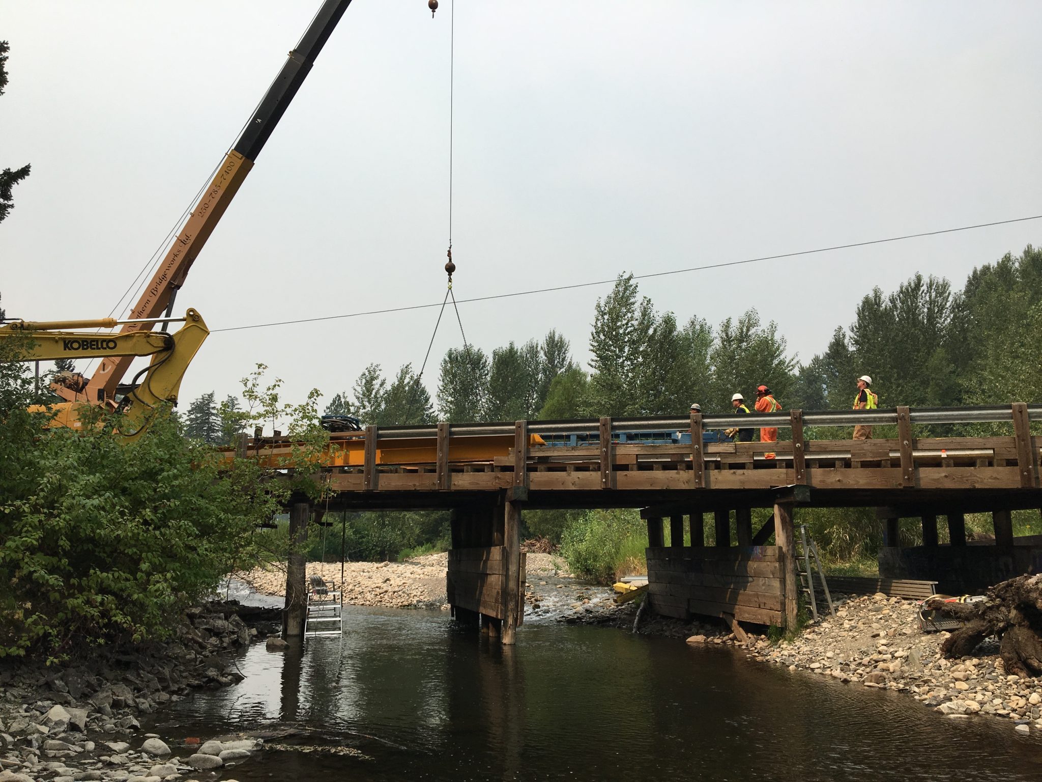 Great Northern Bridgeworks Pile Driving