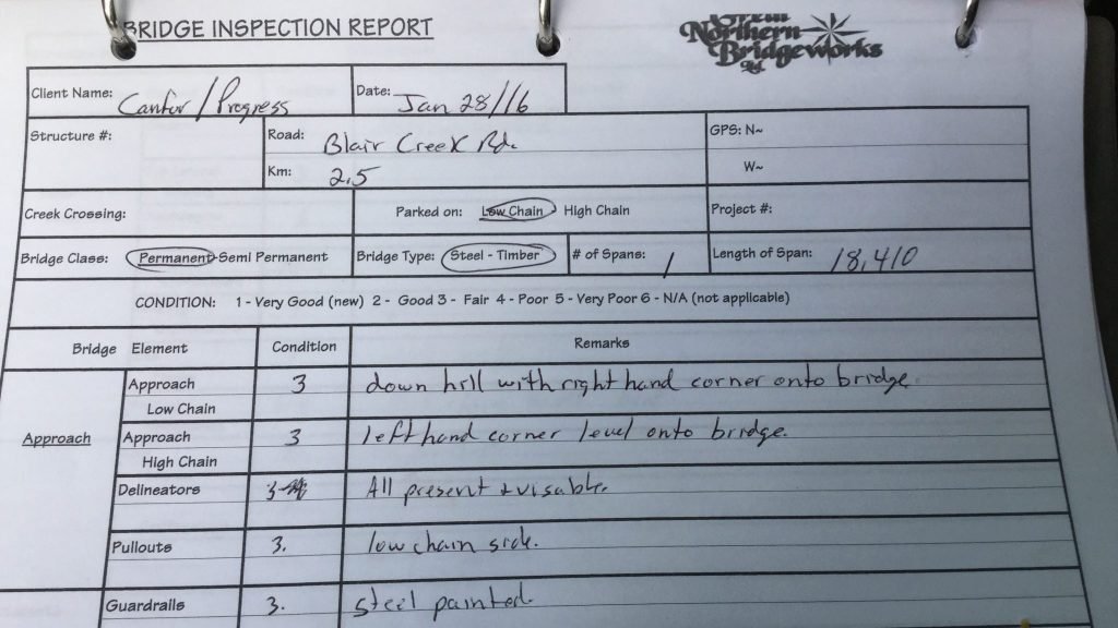 Bridge Inspection Document