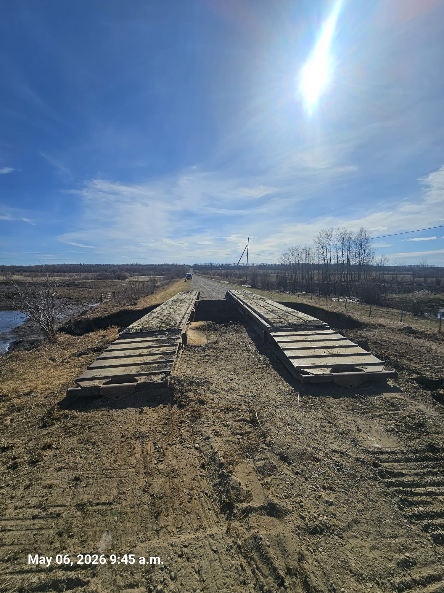 Great Northern Bridgeworks emergency culvert repair 3 emergency culvert repair by Great Northern Bridgeworks in progress